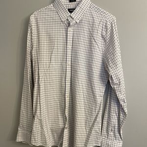 Express Extra Slim Fit performance shirt NWOT - Medium - white and black